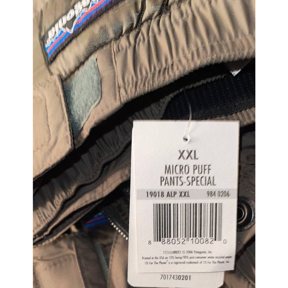 Patagonia DAS Micro Puff Pants MARS Alpha XXL - Picture 9 of 10
